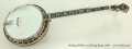 Stelling Bellflower 5-String Banjo, 1987 Full Front View