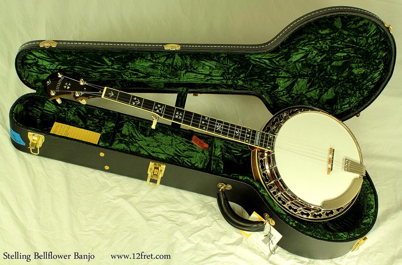 Stelling Bellflower Banjo www.12fret
