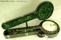 Stelling Bellflower 5-String Banjo Case Open