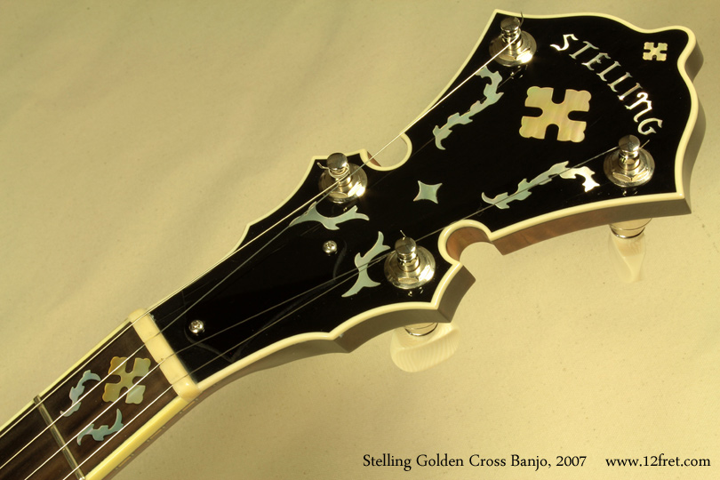Stelling Golden Cross Banjo 2007 head front view
