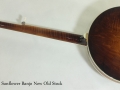 Stelling Sunflower Banjo New Old Stock full rear view