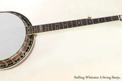 Stelling Whitestar 5-String Banjo, 1983  Full Front View