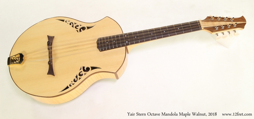 Yair Stern Octave Mandola Maple Walnut, 2018  Full Front View