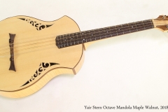 Yair Stern Octave Mandola Maple Walnut, 2018  Full Front View