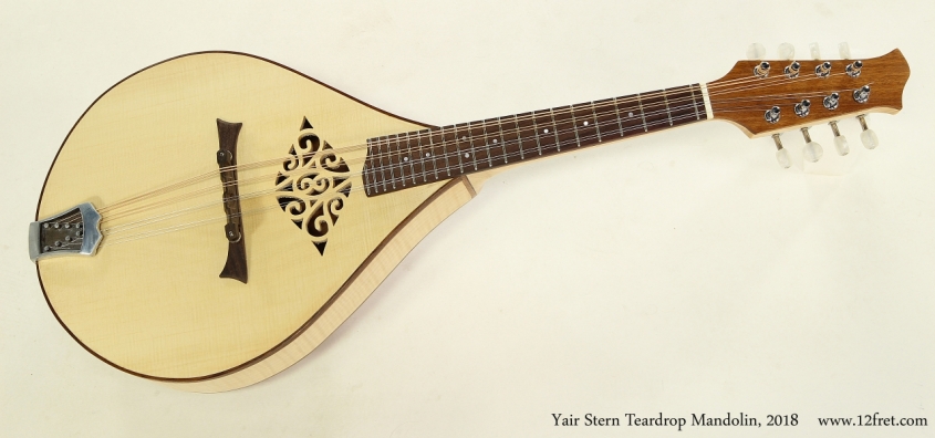 Yair Stern Teardrop Mandolin, 2018  Full Front View