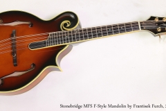 Stonebridge MFS F-Style Mandolin by Frantisek Furch, 2009  Full Front View