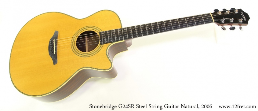 Stonebridge G24SR Steel String Guitar Natural, 2006 Full Front View