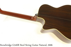 Stonebridge G24SR Steel String Guitar Natural, 2006 Full Rear View