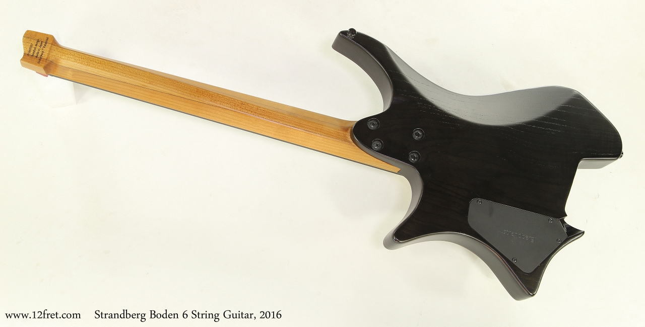 Strandberg Boden 6 String Guitar, 2016  Full Rear View