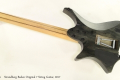 Strandberg Boden Original 7 String Guitar, 2017  Full Rear View