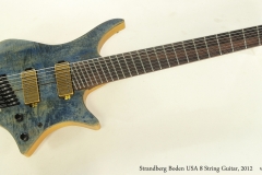 Strandberg Boden USA 8 String Guitar, 2012  Full Front View