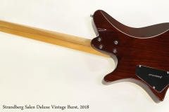 Strandberg Salen Deluxe Vintage Burst, 2018  Full Rear View