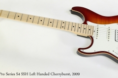 Suhr Pro Series S4 SSH Left Handed Cherryburst, 2009   Full Front View