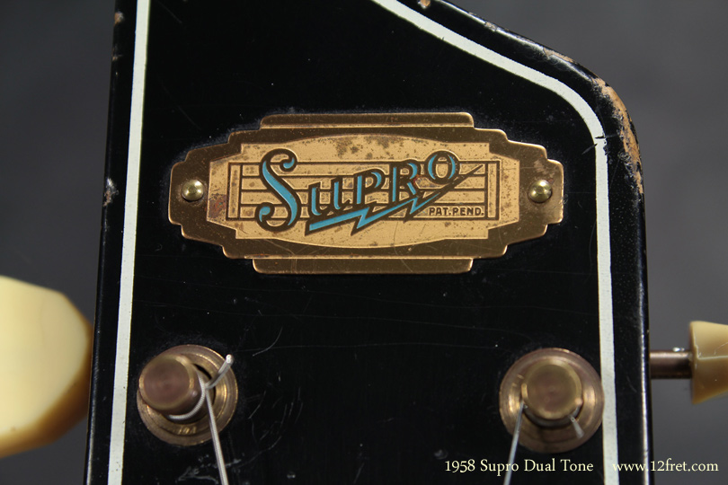 Supro Dual Tone 1958 plaque