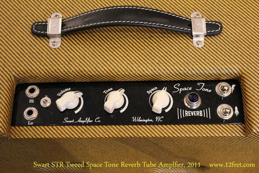 Swart STR Tweed Space Tone Reverb Tube Amplfier, 2011 Control Panel View