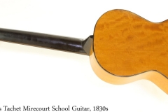 Francois Tachet Mirecourt School Guitar, 1830s Full Rear View