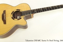 Takamine DSF48C Santa Fe Steel String, 2002 Full Front View