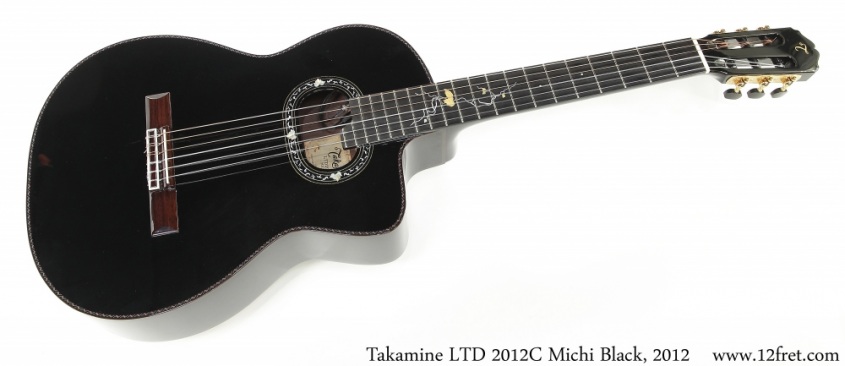 Takamine LTD 2012C Michi Black, 2012 Full Front View