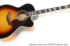 Takamine Toby Keith EF250TK Suburst, 2016 Full Front View