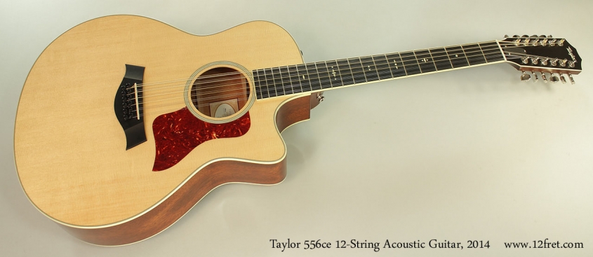 Taylor 556ce 12-String Acoustic Guitar, 2014 Full Front View