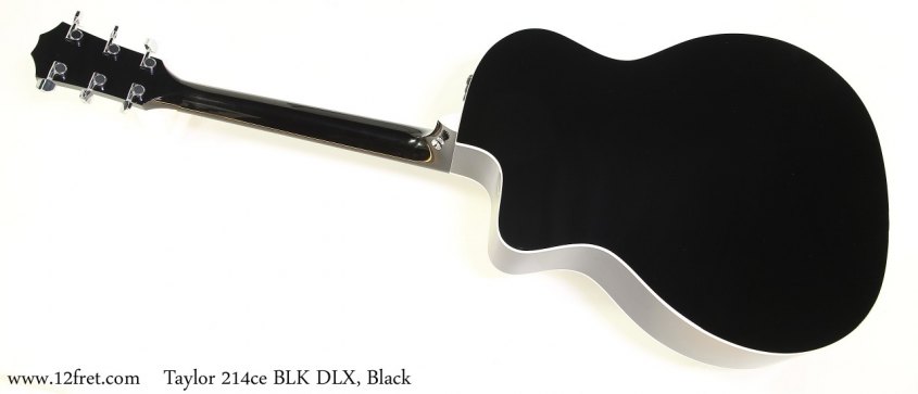 Taylor 214ce BLK DLX, Black Full Rear View