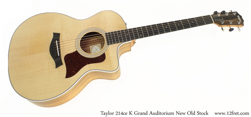 Taylor 214ce K Grand Auditorium New Old Stock Full Front View