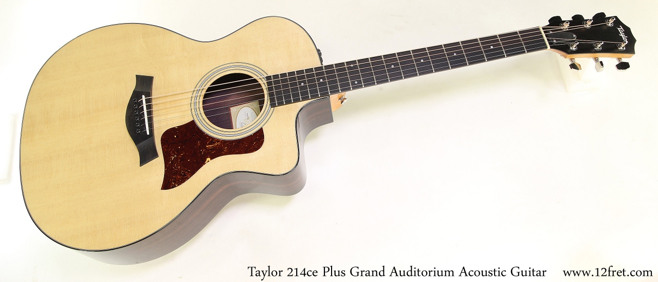 Taylor 214ce Plus Grand Auditorium Acoustic Guitar Full Front View