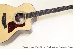 Taylor 214ce Plus Grand Auditorium Acoustic Guitar Full Front View