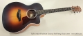 Taylor 214ce-sb Sunburst Cutaway Steel String Guitar, 2013 Full Front View
