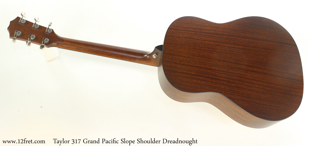 Taylor 317 Grand Pacific Slope Shoulder Dreadnought Full Rear View