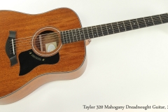 Taylor 320 Mahogany Dreadnought Guitar, 2013 Full Front View