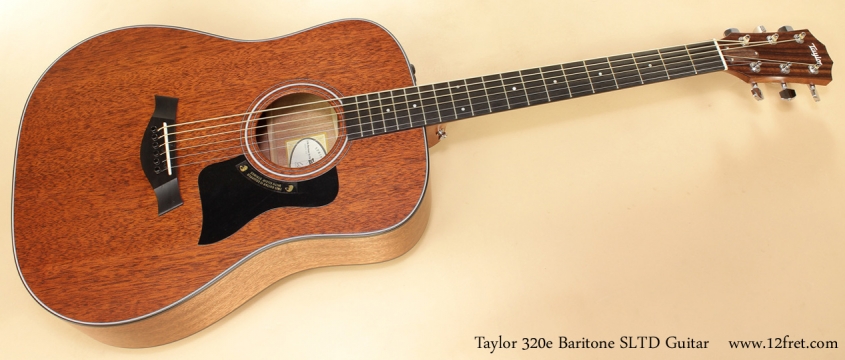 Taylor 320e Baritone SLTD guitar full front view