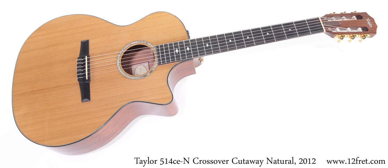Taylor 514ce-N Crossover Cutaway Natural, 2012 Full Front View