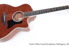 Taylor 526ce Grand Symphony Mahogany, 2015 Full Front View