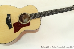 Taylor 556 12 String Acoustic Guitar, 2017 Full Front View