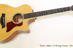 Taylor 556ce 12 String Guitar, 2014 Full Front View