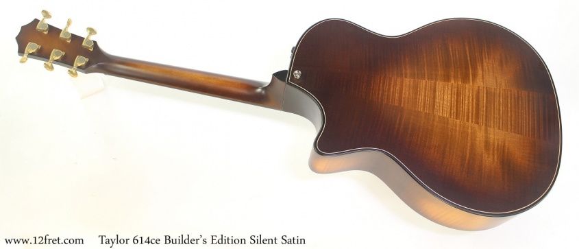 Taylor 614ce Builder's Edition Silent Satin Full Rear View