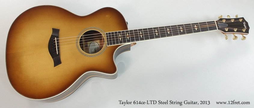 Taylor 614ce-LTD Steel String Guitar, 2013 Full Front View