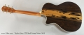 Taylor 614ce-LTD Steel String Guitar, 2013 Full Rear View