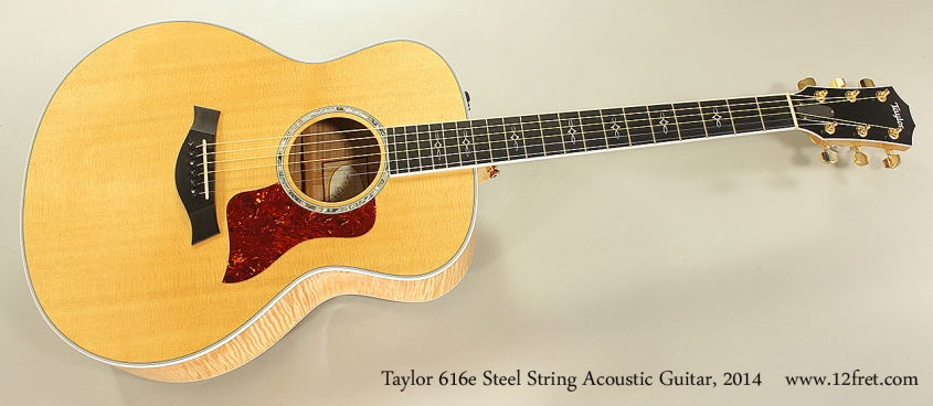 Taylor 616e Steel String Acoustic Guitar, 2014 Full Front View
