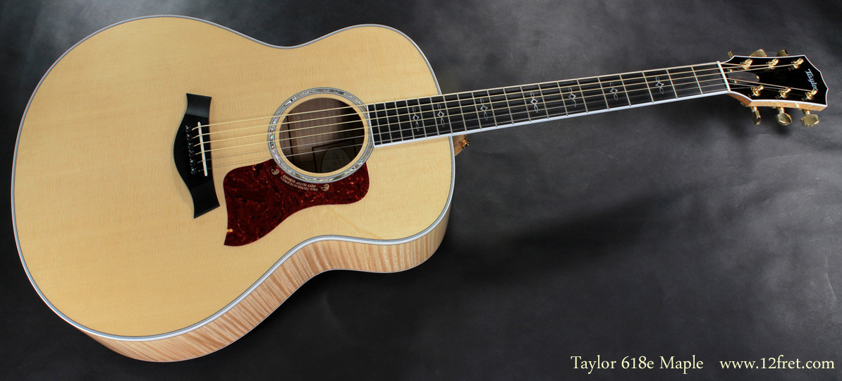 Taylor 618e Maple full front view