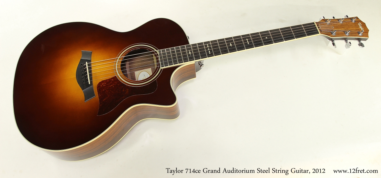 Taylor 714ce Grand Auditorium Steel String Guitar, 2012 Full Front View