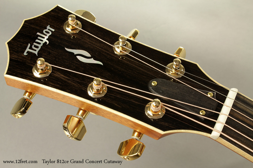 Taylor 812ce Grand Concert Cutaway head front view