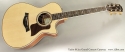 Taylor 812ce Grand Concert Cutaway full front view