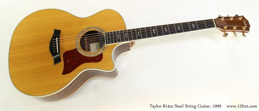 Taylor 814ce Steel String Guitar, 1999  Full Front View