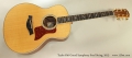 Taylor 816 Grand Symphony Steel String, 2013 Full Front View