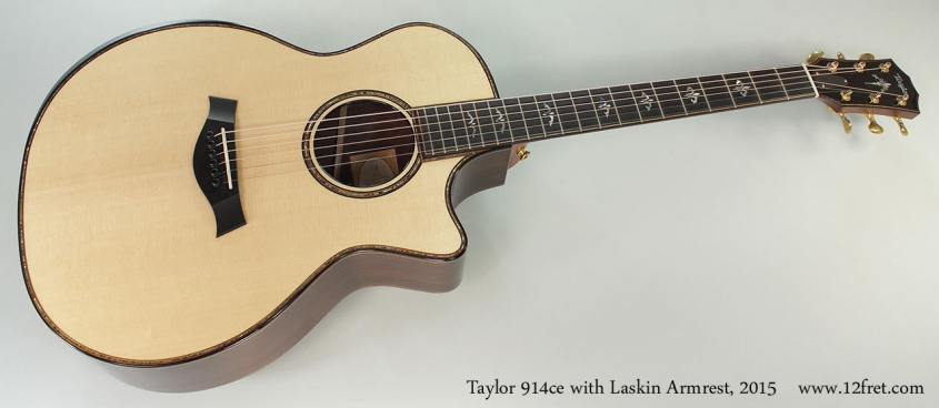 Taylor 914ce with Laskin Armrest, 2015 Full Front View