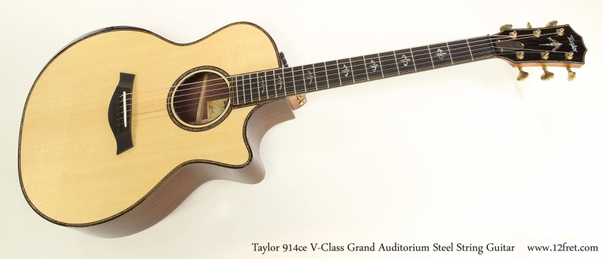 Taylor 914ce V-Class Grand Auditorium Steel String Guitar  Full Front View