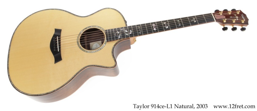 Taylor 914ce-L1 Natural, 2003 Full Front View