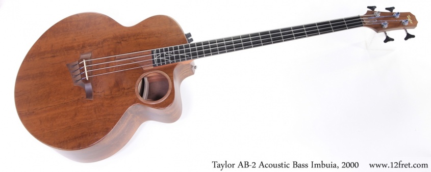 Taylor AB-2 Acoustic Bass Imbuia, 2000 Full Front View